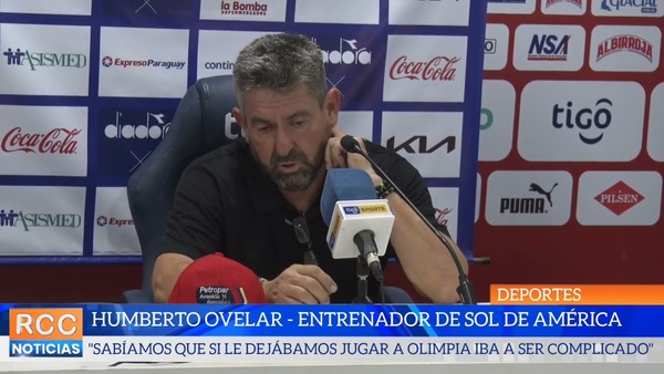 Olimpia vs. Sol de América: Conferencia del entrenador Humberto Ovelar