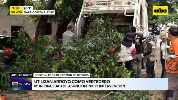 Video: Utilizan arroyo como vertedero - ABC Noticias - ABC Color