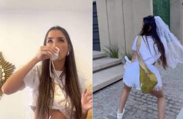 [VIDEO] Novia de "Tito" ya se despidió de su soltería