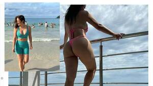 Fue criticada por entrar al mar con calza y ¡mirá cómo respondió!
