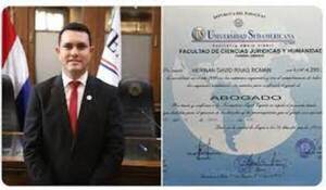 Certificado de Rivas refiere que fue alumno distinguido e ingresó en 2011 en filial Luque