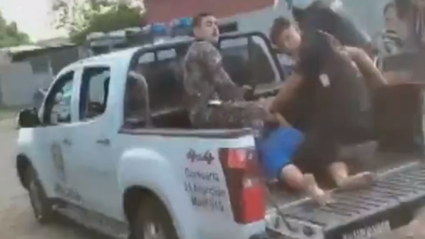 Aprehendidos en el Bañado Sur serán imputados por daño de patrullera