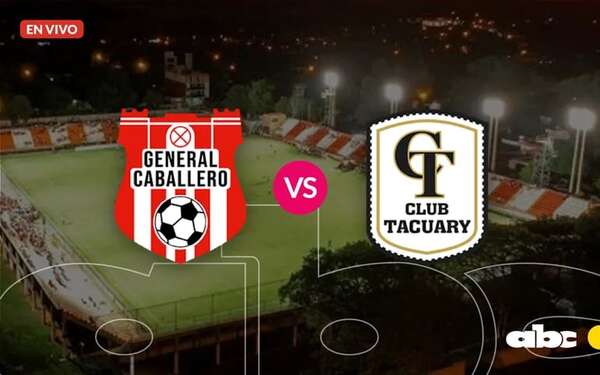 General Caballero JLM vs. Tacuary: Minuto a minuto - Fútbol - ABC Color