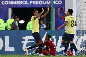 Ecuador goleó a Colombia en el arranque del Preolímpico - Fútbol Internacional - ABC Color