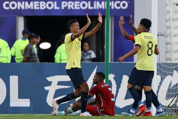 Ecuador goleó a Colombia en el arranque del Preolímpico - Fútbol Internacional - ABC Color