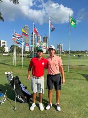 Ortega y Fortlage, top 20 en el Latín América Amateur de Golf - Polideportivo - ABC Color