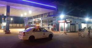 La Nación / Una banda asaltó un surtidor e intentó robar cajero automático