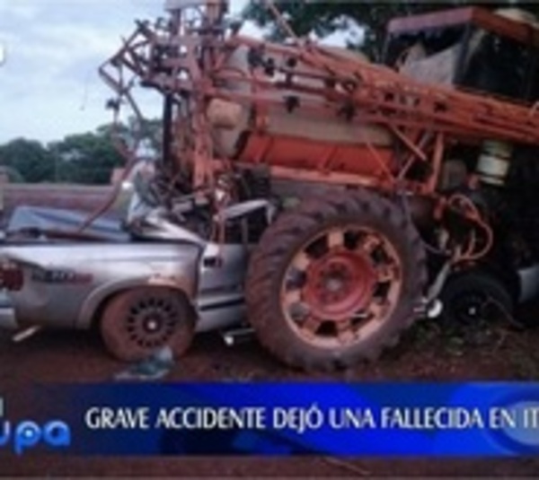Hombre muere tras embestir un tractor en Itapúa - Paraguay.com