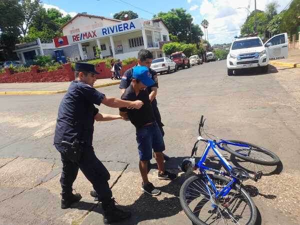 SUJETO CON TRES ANTECEDENTES HURTÓ LA BICICLETA DE UN TRABAJADOR - Itapúa Noticias