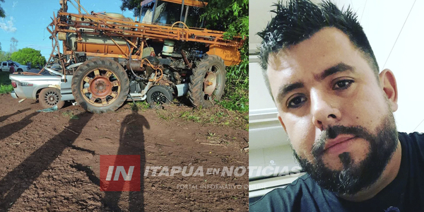 ACCIDENTE FATAL EN LA RUTA PY06: CAMIONETA CHOCA CONTRA MAQUINARIA AGRÍCOLA - Itapúa Noticias