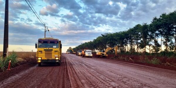 Prosiguen las tareas iniciales en el Lote 1 de la ruta de Puerto Indio