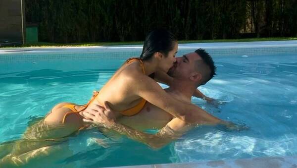 ¡Acá hay amor! El domingo de Antony con su esposa