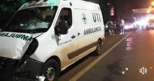 La Nación / Un transeúnte falleció al ser embestido por una ambulancia del hospital de CDE