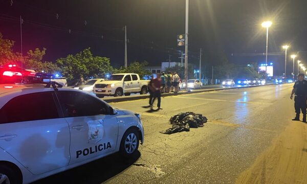 Peatón murió arrollado en la Transchaco