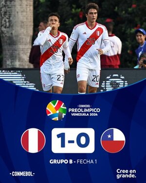 Equipo joven de Perú sorprende a Chile en el Preolímpico - La Tribuna