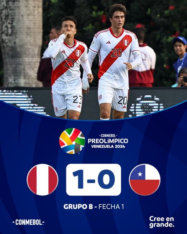 Equipo joven de Perú sorprende a Chile en el Preolímpico - La Tribuna