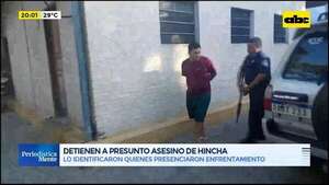 Video: detienen a presunto asesino de hincha - Periodísticamente - ABC Color
