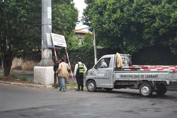 Lambaré: por 30 días, cierran avenida Luis Argaña por obras - Nacionales - ABC Color