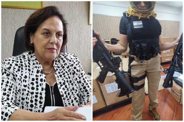 Jueza entrega armas incautadas a traficantes en el operativo “Dakovo” al presidente Peña