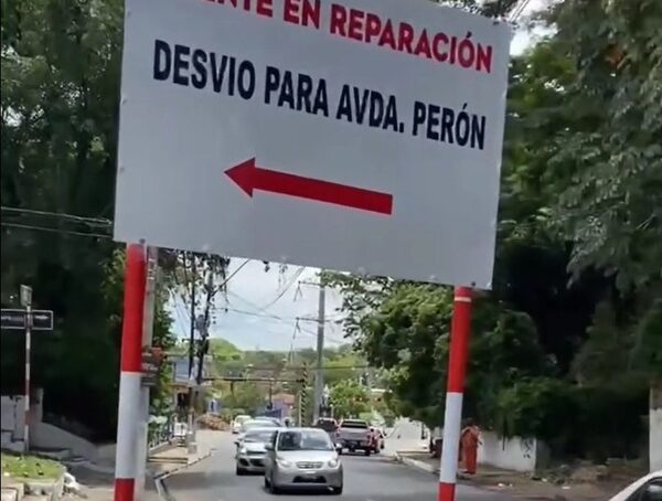 Lambaré clausura el tránsito sobre la avenida Luis María Argaña por obras · Radio Monumental 1080 AM