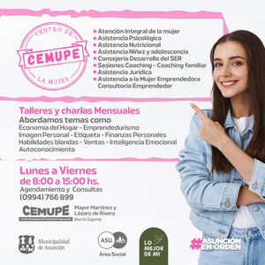 Cemupe invita a visitar el Centro Mujer: un refugio de bienestar y empoderamiento - .::Agencia IP::.