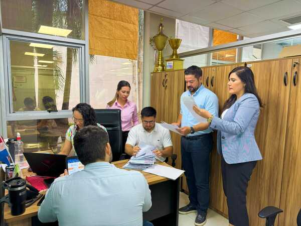 Antsv y Opaci verificaron Dirección de Tránsito - San Lorenzo Hoy
