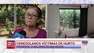 Malvivientes se robaron el dinero ahorrado para la tesis de una familia venezolana - Noticias Paraguay