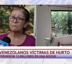 Malvivientes se robaron el dinero ahorrado por una familia venezolana - Paraguay.com