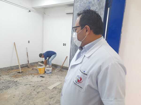 Avanzan rápidamente los trabajos para instalar el nuevo tomógrafo en el HRE