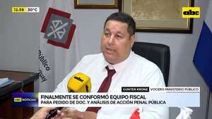 Nepobabies: finalmente se conformó un equipo fiscal - ABC Noticias - ABC Color