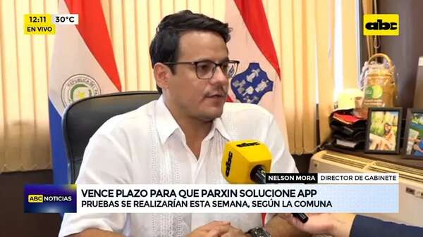 Estacionamiento Tarifado: vence plazo para que Parxin solucione app - ABC Noticias - ABC Color