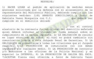 Sospechosa en el caso Interpol obtiene arresto domiciliario