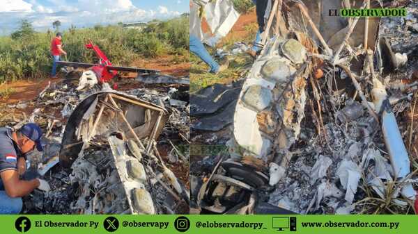 Fiscalía investiga accidente de avioneta y pista clandestina en Canindeyú