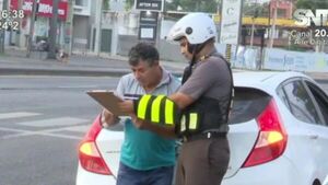 Multas por no respetar el carril de buses - SNT