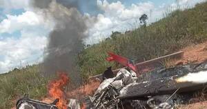 La Nación / Fiscalía presume que avioneta no se habría estrellado, sino que fue incendiada de adrede