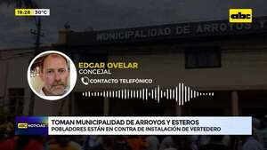 Video: Toman Municipalidad de Arroyos y Esteros - ABC Noticias - ABC Color