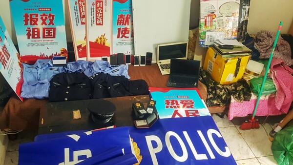 Montan una supuesta comisaría mau para extorsionar a chinos