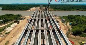 Diario HOY | Puente de la Bioceánica: tiene 43,6% de ejecución en ambas márgenes del río Paraguay
