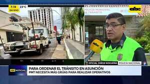 Video: PMT necesita más grúas para realizar operativos - ABC Noticias - ABC Color