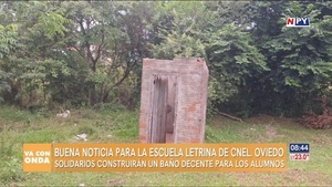 Solidarios ciudadanos construirán un baño digno para escuela abandonada por el Estado - Noticias Paraguay