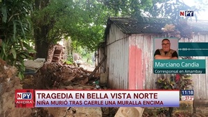 Niña muere al caérsele un muro encima en Bella Vista Norte - Noticias Paraguay