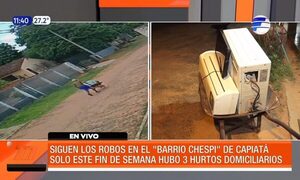 Siguen los robos en el “barrio Chespi” | Telefuturo