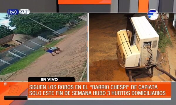 Siguen los robos en el “barrio Chespi” | Telefuturo
