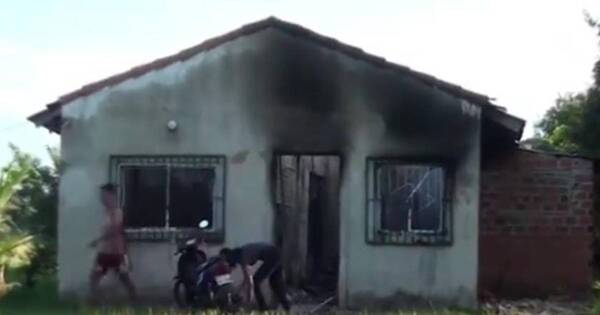 La Nación / Mujer denunció a su pareja por mandar incendiar su vivienda en Itapúa