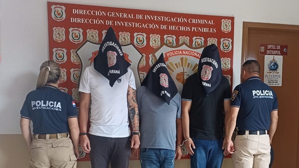 Querían vender celulares robados a los propios dueños y quedaron detenidos - Noticias Paraguay
