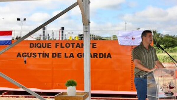 Villeta: inauguran dique flotante de USD 4 millones construido en Paraguay