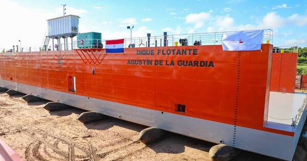 La Nación / Dique flotante fue construido en Paraguay con inversión de USD 4 millones