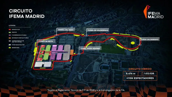 Madrid organizará el Gran Premio de España de Fórmula 1 de 2026 - Megacadena - Diario Digital