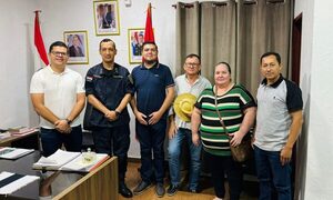 Vecinos del Km. 30 se reúnen con jefe de policía del Alto Paraná