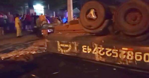 La Nación / Camión cisterna provocó múltiple colisión en Ñemby con cuatro heridos